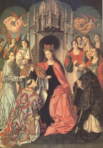 Master of ST Ildefonso Ildefonso Receiving the Chasuble (mk05) china oil painting image